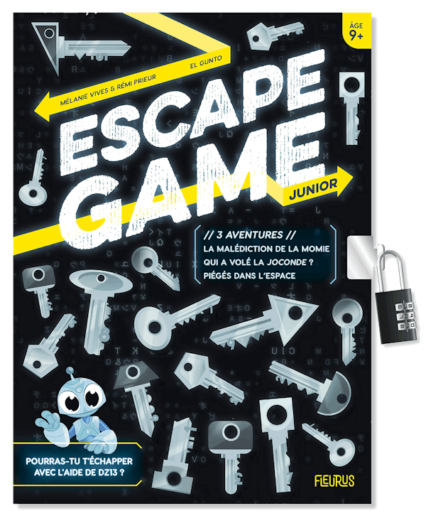 Escape Game Junior : 3 aventures (La malédiction de la momie – Qui a volé la Joconde ? – Piégés dans l’espace)