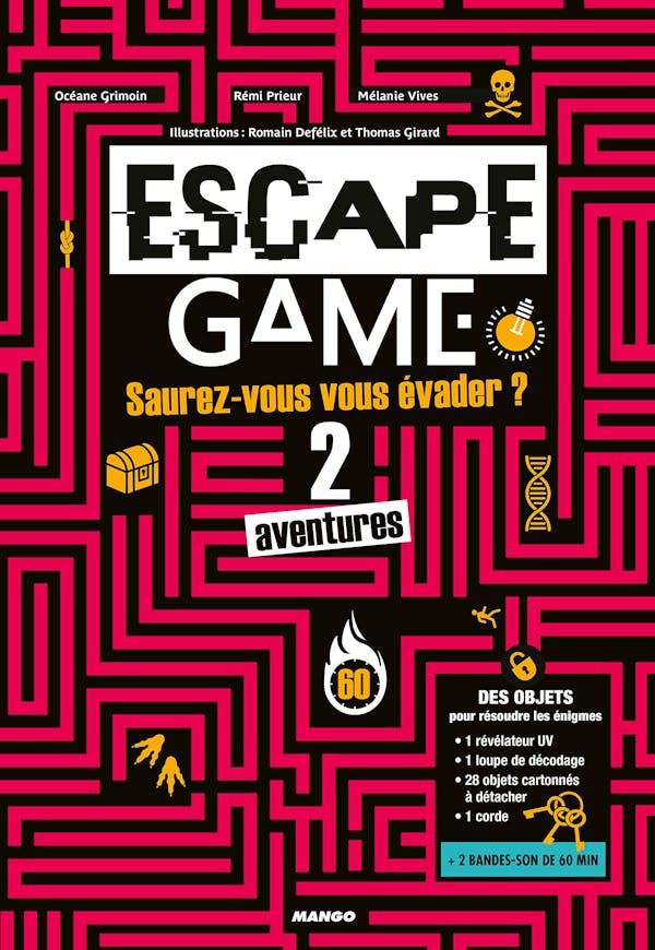 Escape Game : Saurez-vous vous évader de ces 2 aventures ? - Livre-jeu